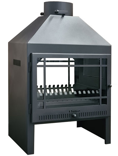 700 mm Double-sided Slimline with Window-Pane Glass Doors